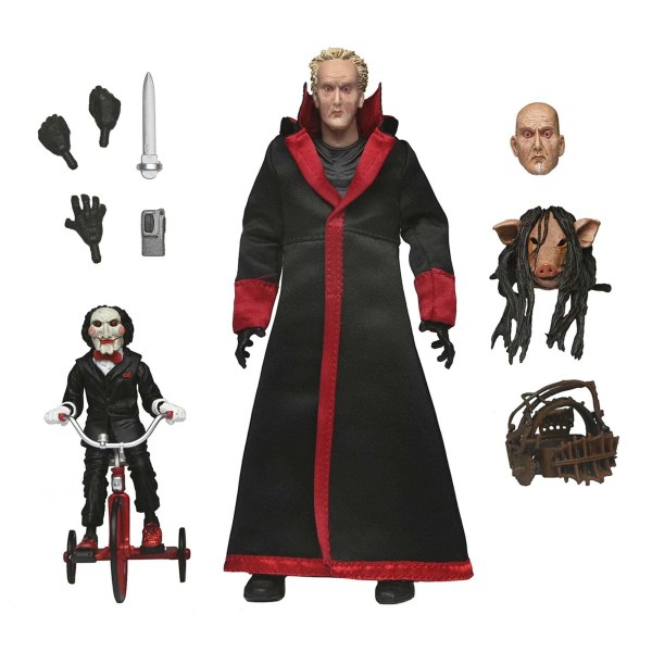 SAW (FRANCHISE) – 7-ZOLL-ACTIONFIGUR – ULTIMATE JIGSAW KILLER (SCHWARZES GEWAND)