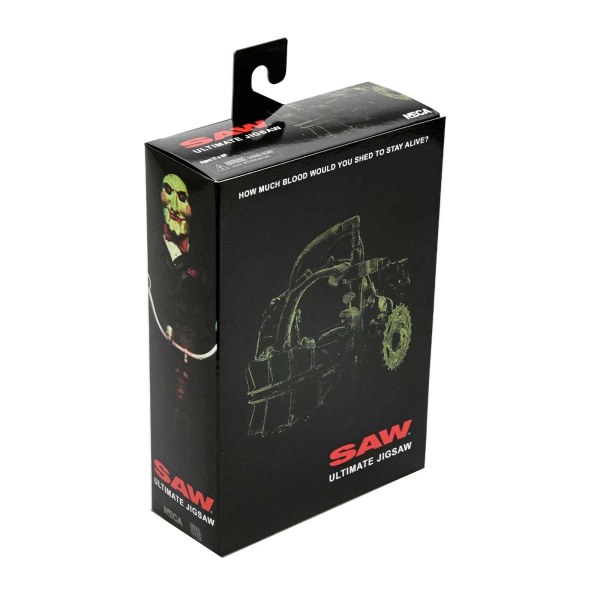 SAW (FRANCHISE) – 7-ZOLL-ACTIONFIGUR – ULTIMATE JIGSAW KILLER (SCHWARZES GEWAND)
