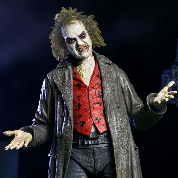 BEETLEJUICE (1988) – 18 CM ACTIONFIGUR – ULTIMATE BEETLEJUICE: TOUR GUIDE „DER BIO-EXORZIST“