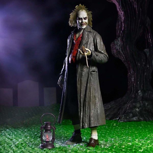 BEETLEJUICE (1988) – 18 CM ACTIONFIGUR – ULTIMATE BEETLEJUICE: TOUR GUIDE „DER BIO-EXORZIST“