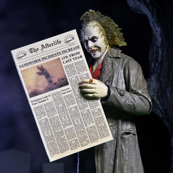 BEETLEJUICE (1988) – 18 CM ACTIONFIGUR – ULTIMATE BEETLEJUICE: TOUR GUIDE „DER BIO-EXORZIST“