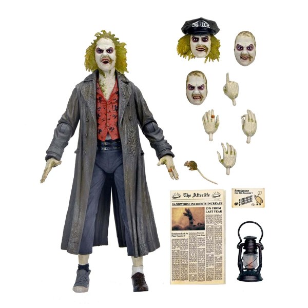 BEETLEJUICE (1988) – 18 CM ACTIONFIGUR – ULTIMATE BEETLEJUICE: TOUR GUIDE „DER BIO-EXORZIST“