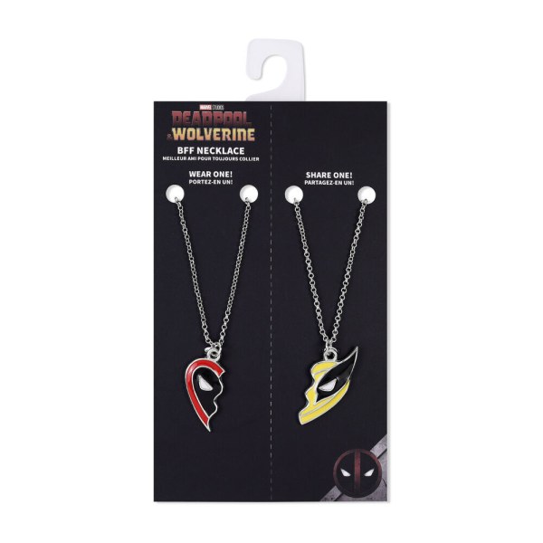 Set mit 2 Halsketten – Marvel Deadpool & Wolverine