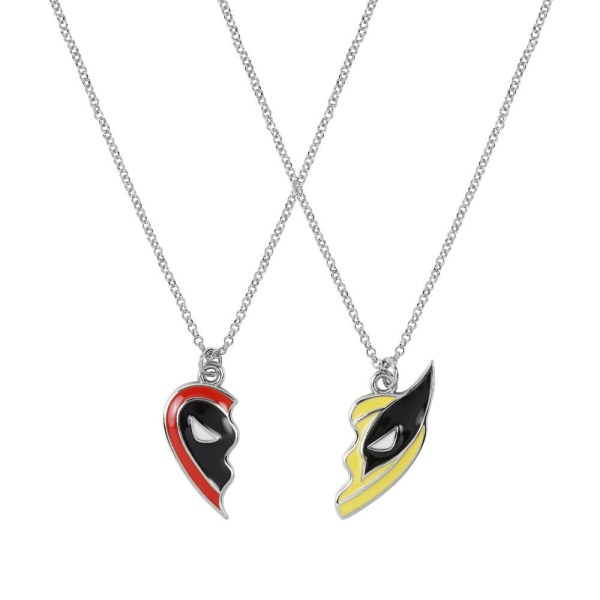 Set mit 2 Halsketten – Marvel Deadpool & Wolverine