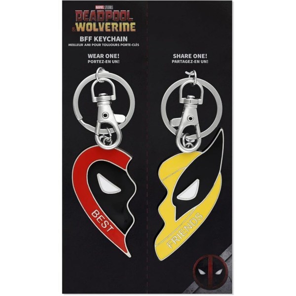 Set mit 2 schlüsselanhänger – Marvel Deadpool & Wolverine