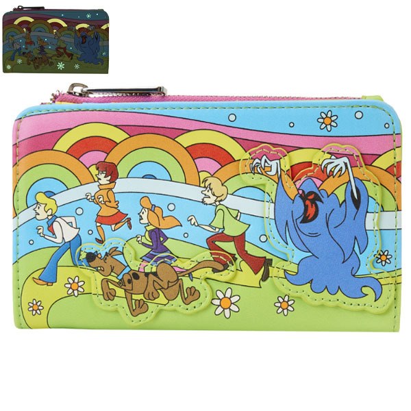 Scooby Doo Loungefly Portefeuille Psychedelic Monster Chase Gitd