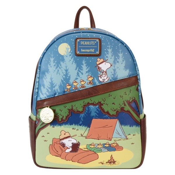 Peanuts Snoopy Loungefly Mini-Tasche für zwei Beagle Scouts zum 50. Jahrestag