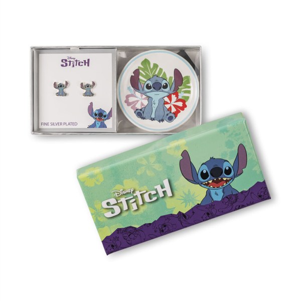 Stitch Ohrringe + Schmuckplättchen - Disney