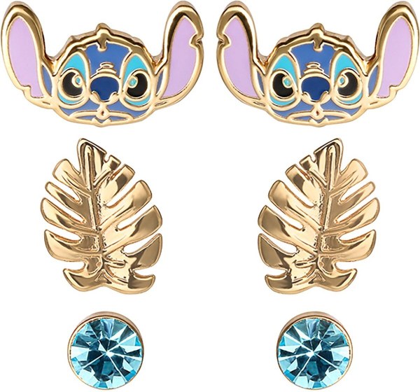 Stitch -Set 3 Paar Ohrringe - Disney