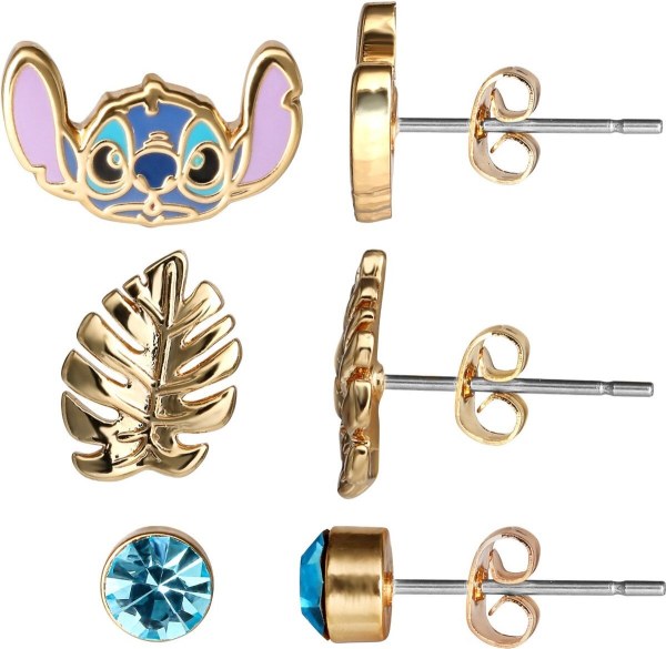Stitch -Set 3 Paar Ohrringe - Disney