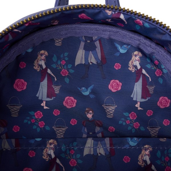 MINI-RUCKSACK MIT PRINZESSIN AURORA UND PRINZ PHILLIP – DORNRÖSCHEN – DISNEY LOUNGEFLY