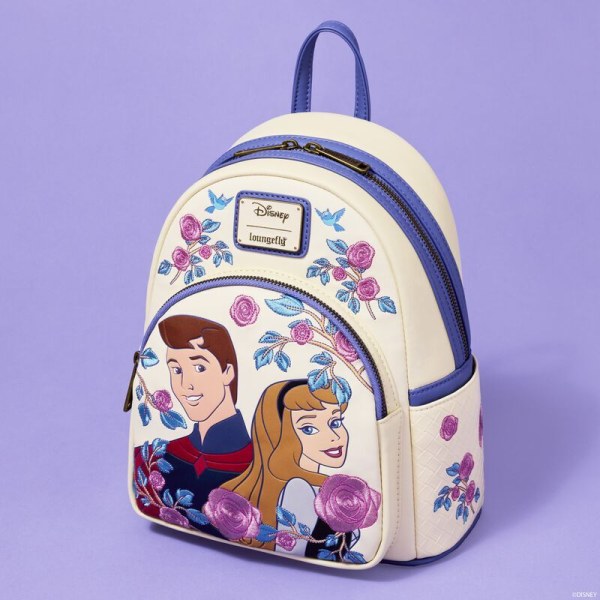 MINI-RUCKSACK MIT PRINZESSIN AURORA UND PRINZ PHILLIP – DORNRÖSCHEN – DISNEY LOUNGEFLY