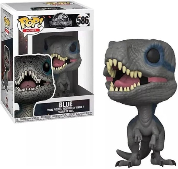 Jurassic World Pop! 586 Blauer Velociraptor