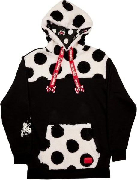 Minnie Rocks the Dots Sherpa-Hoodie - DISNEY LOUNGEFLY
