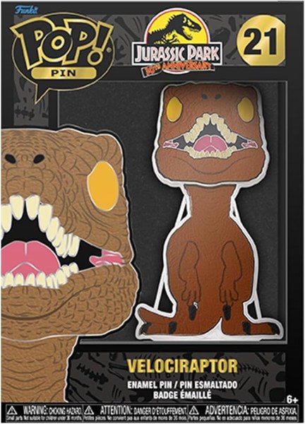 Jurassic Park Pop! 21 Anstecker Velociraptor