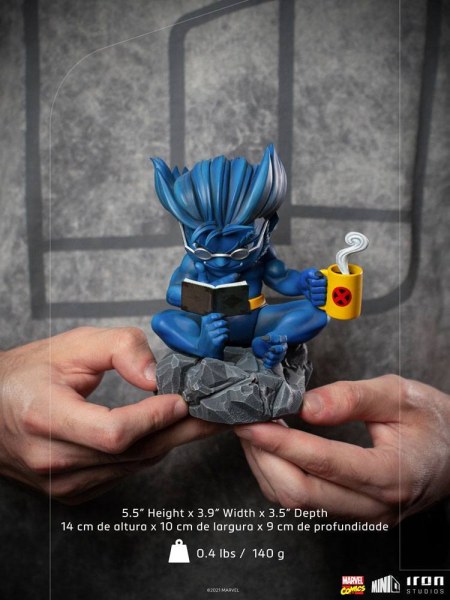 Marvel Comics Mini Co. Deluxe PVC Beast (X-Men) Figur 14 cm