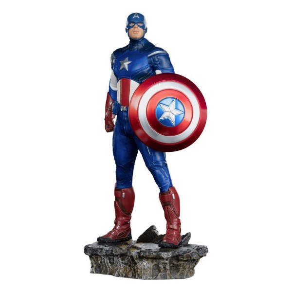 Die Infinity Saga-Statuette BDS Art Scale 1/10 Captain America Battle of NY 23 cm