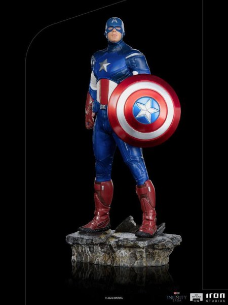 Die Infinity Saga-Statuette BDS Art Scale 1/10 Captain America Battle of NY 23 cm