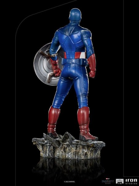 Die Infinity Saga-Statuette BDS Art Scale 1/10 Captain America Battle of NY 23 cm