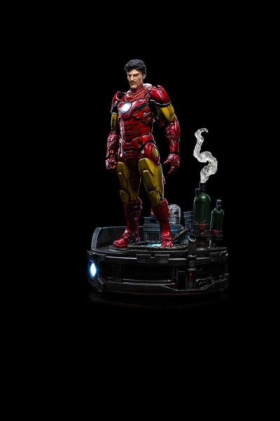Marvel -Statuette 1/10 Art Scale Deluxe Iron Man Unleashed 23 cm - Beschädigte Verpackung