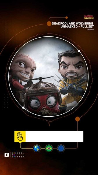 Deadpool und Wolverine -Figur Mini Co. PVC Deadpool und Wolverine Set Unmasked 14 cm