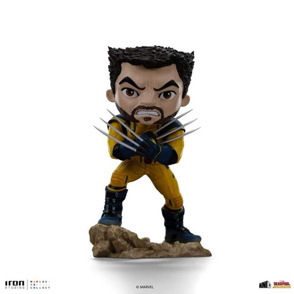Deadpool und Wolverine -Figur Mini Co. PVC Deadpool und Wolverine Set Unmasked 14 cm