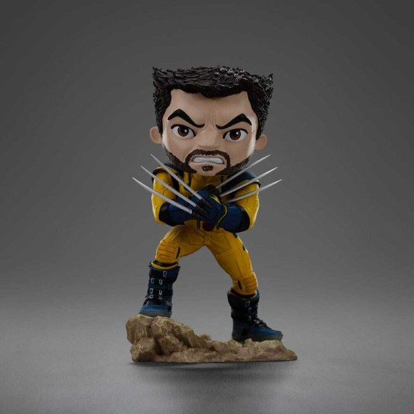 Deadpool und Wolverine Mini Co. PVC-Figur Wolverine Unmasked 14 cm