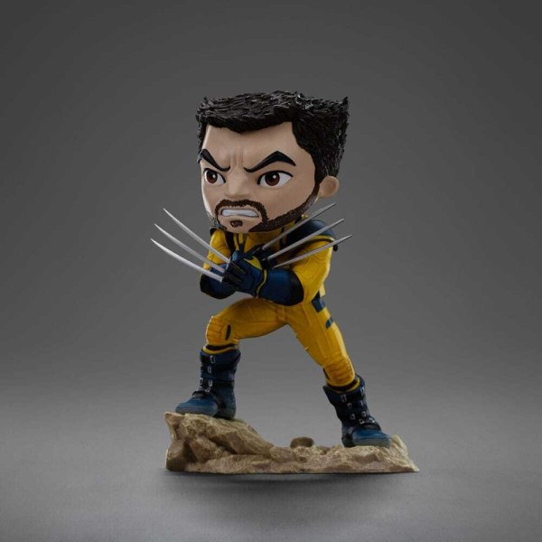 Deadpool und Wolverine Mini Co. PVC-Figur Wolverine Unmasked 14 cm