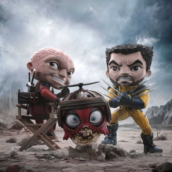 Deadpool und Wolverine Mini Co. PVC-Figur Wolverine Unmasked 14 cm