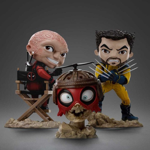 Deadpool und Wolverine Mini Co. PVC-Figur Wolverine Unmasked 14 cm