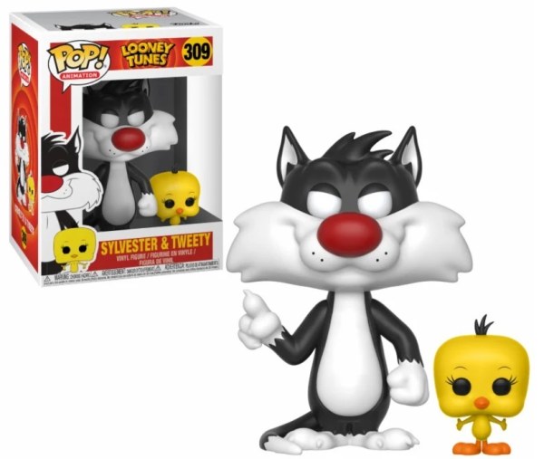 Looney Tunes POP! 309 Television Vinyl Sylvester & Tweety 9 cm