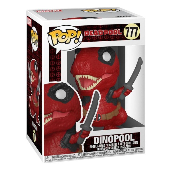 Marvel Deadpool 30. Jubiläum POP! 777 Vinyl Dinopool 9 cm