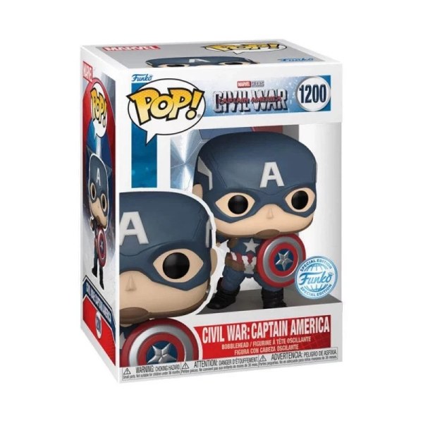 Marvel POP! 1200 Animation Vinylfigur Captain America Exklusiv 9 cm
