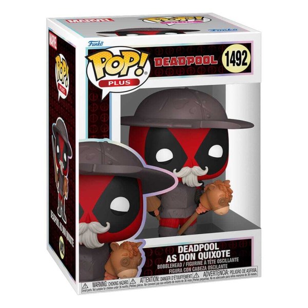 Marvel POP! 1492 Plus Vinylfigur Deadpool als Don Quixote 9 cm