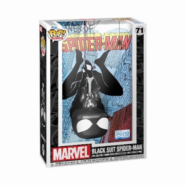 FUNKO POP! 71 Spider-Man schwarzer Anzug - Marvel Web of Spider-Man #8