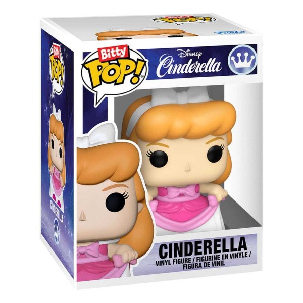 Disney Bitty POP! Präsentationsständer mit 2 Cinderellas Schloss-Vinylfiguren