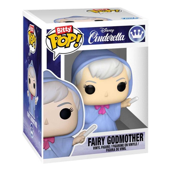 Disney Bitty POP! Präsentationsständer mit 2 Cinderellas Schloss-Vinylfiguren