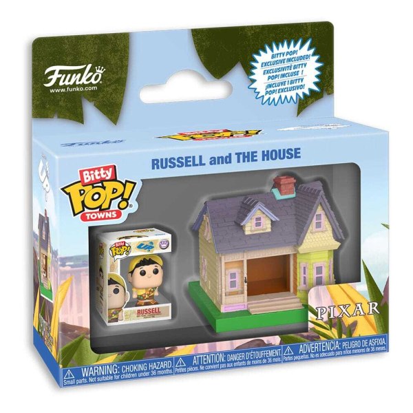 Da oben Bitty POP! Towns Vinylfigur Russell und das Haus