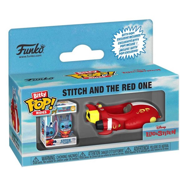 Lilo & Stitch Bitty POP! Wrinkles Vinylfigur Stitch und der Rote