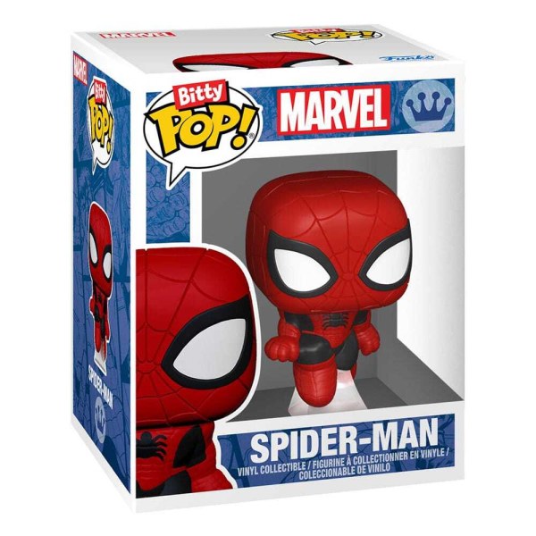 Spider-Man Pack 4 Bitty POP Figuren! Vinyl Serie 1 2 cm