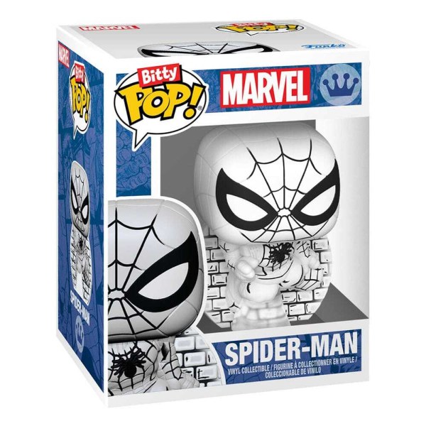 Spider-Man Pack 4 Bitty POP Figuren! Vinyl Serie 1 2 cm