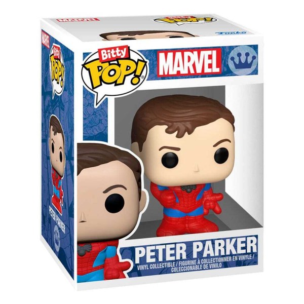 Spider-Man Pack 4 Bitty POP Figuren! Vinyl Serie 1 2 cm