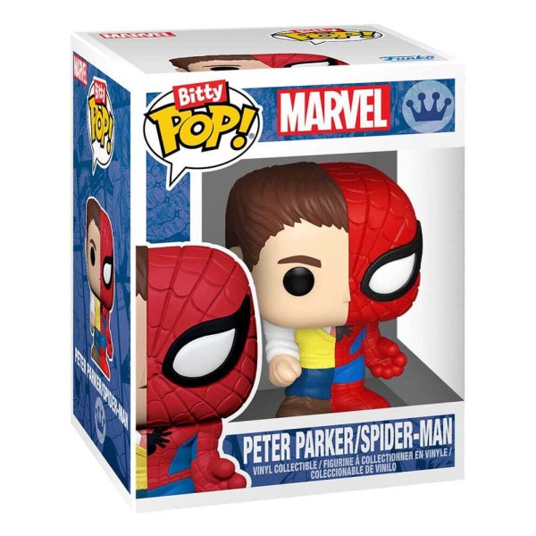 Spider-Man Pack 4 Bitty POP Figuren! Vinyl Serie 4 2 cm