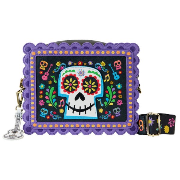 Loungefly Disney Coco Miguel Calavera Umhängetasche mit Blumen umhängetasche