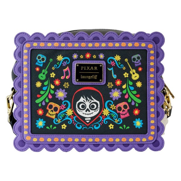 Loungefly Disney Coco Miguel Calavera Umhängetasche mit Blumen umhängetasche