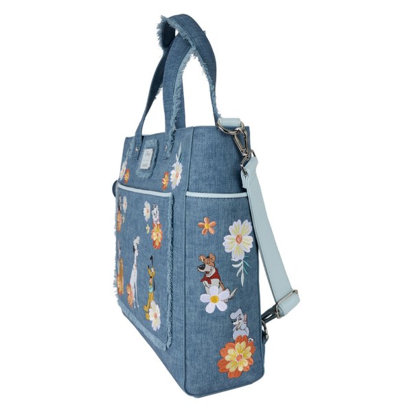 Umwandelbarer Rucksack und TRAGETASCHE mit Hunde- Katzenmotiv und Münztasche – DISNEY LOUNGEFLY