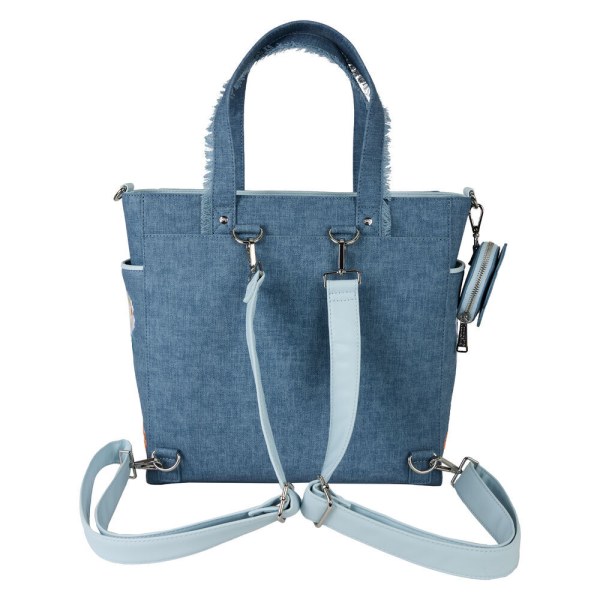 Umwandelbarer Rucksack und TRAGETASCHE mit Hunde- Katzenmotiv und Münztasche – DISNEY LOUNGEFLY