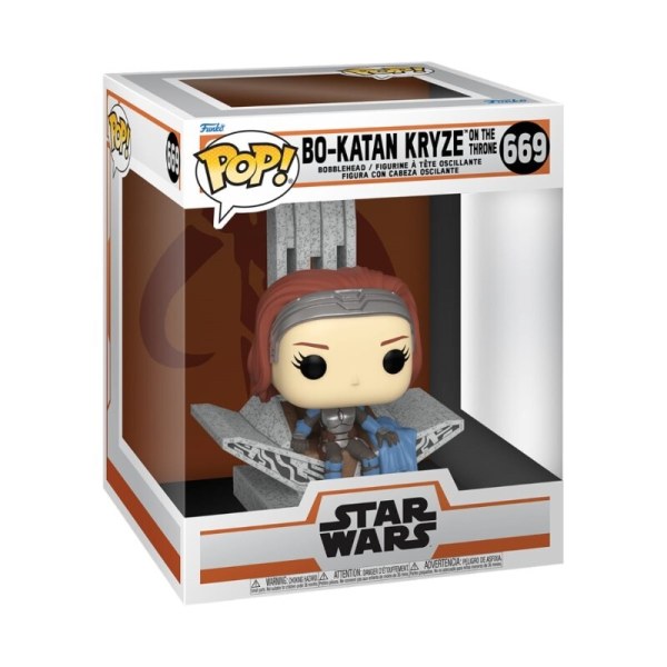 Star Wars Mandalorian Pop! 669 Deluxe S9 Bo Katan Thron