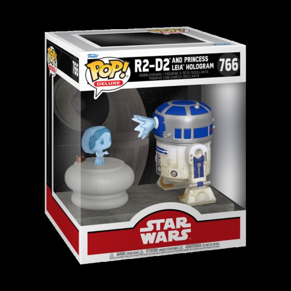 Star Wars Pop! 766 S9 Deluxe R2-D2 & Leia