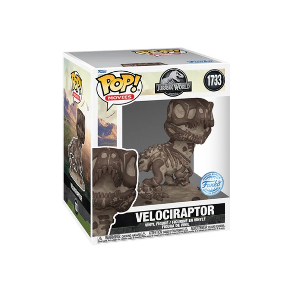 Jurassic Park Pop! 1733 Super-Velociraptor-Fossil